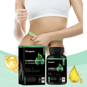 Slimming Body Capsules – 60pcs Natural Fat-Burning Supplement for Weight Loss, Energy & Cellulite Reduction