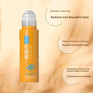 Anti Dark Circle Eye Serum with Vitamin C & Hyaluronic Acid – Puffiness & Wrinkle Repair, Brightening Moisturizing Eye Oil